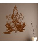 Decor Villa Maa Laxmi Ji PVC Wall Stickers