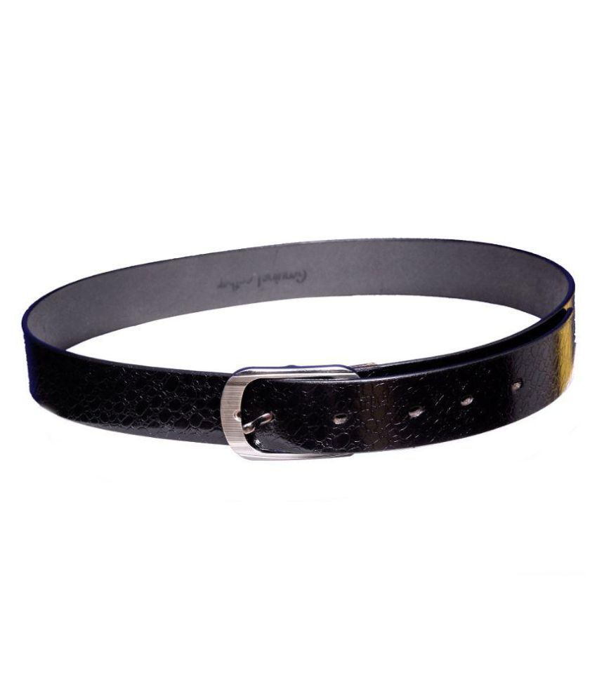 Arizic Black Leather Formal Belts: Buy Online at Low Price in India ...