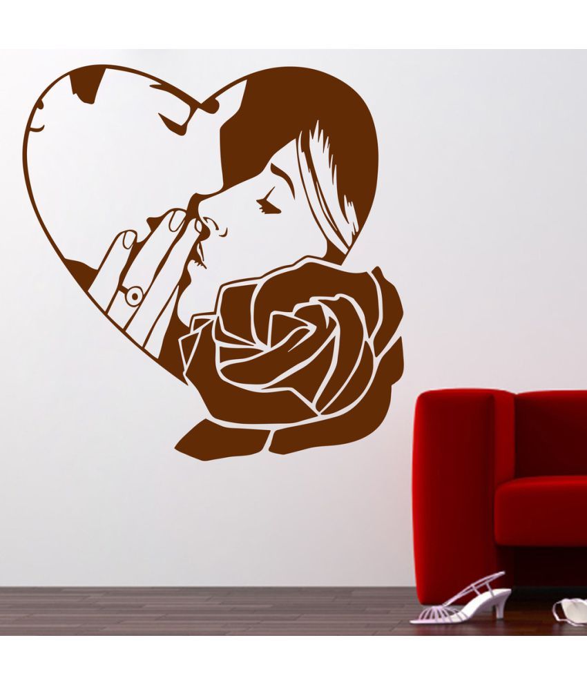     			Decor Villa Kiss Me PVC Wall Stickers