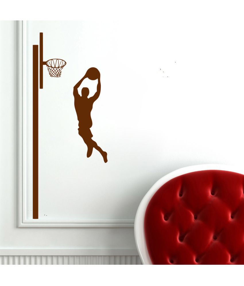     			Decor Villa War of Basketball PVC Wall Stickers