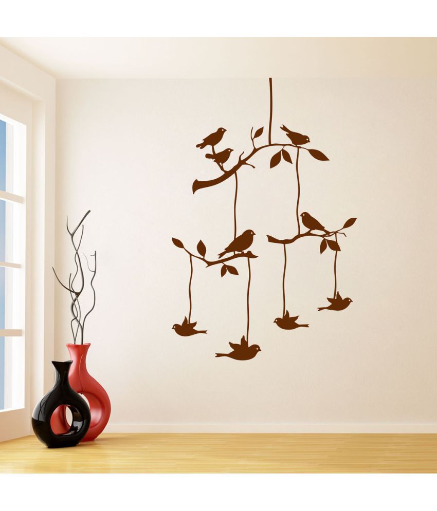     			Decor Villa Birds Design PVC Wall Stickers