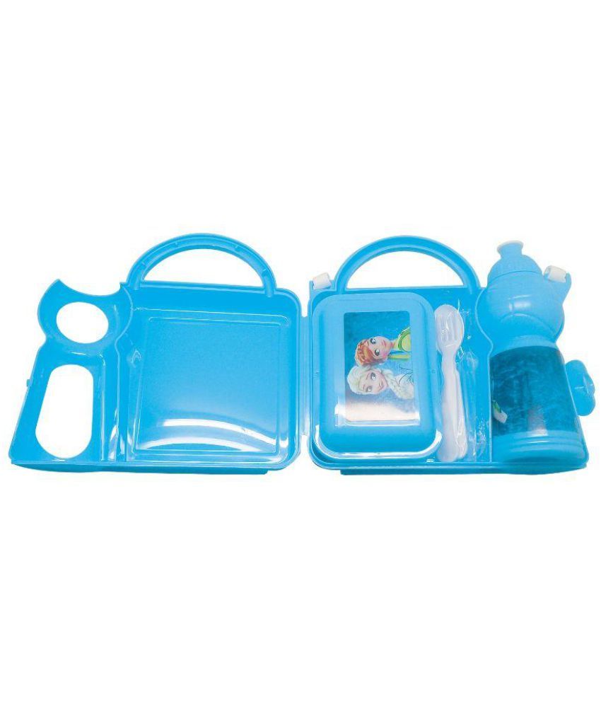 frozen lunch box and bottle