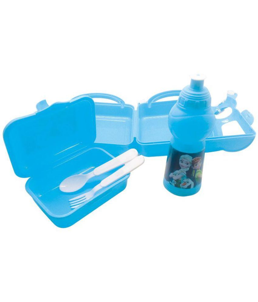 frozen lunch box and bottle