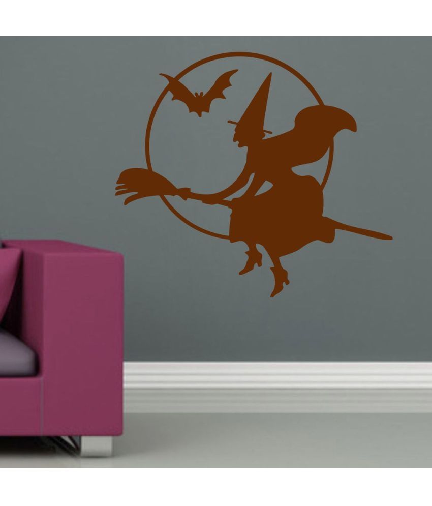     			Decor Villa The Witch PVC Wall Stickers