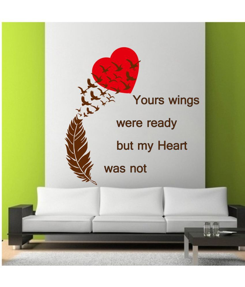    			Decor Villa Your WingsWall PVC Wall Stickers