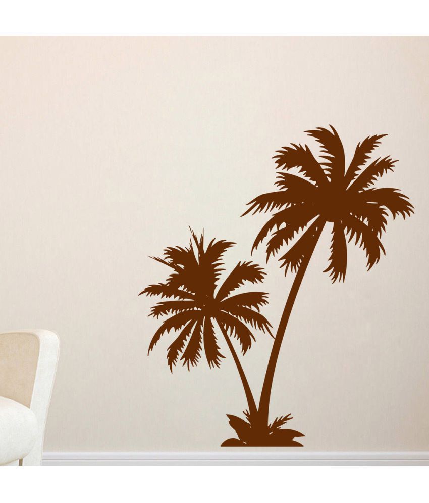     			Decor Villa Palm tree PVC Wall Stickers