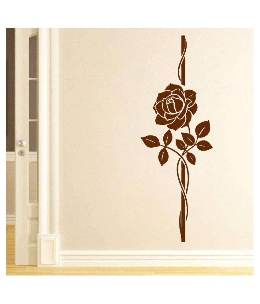     			Decor Villa Rose PVC Wall Stickers