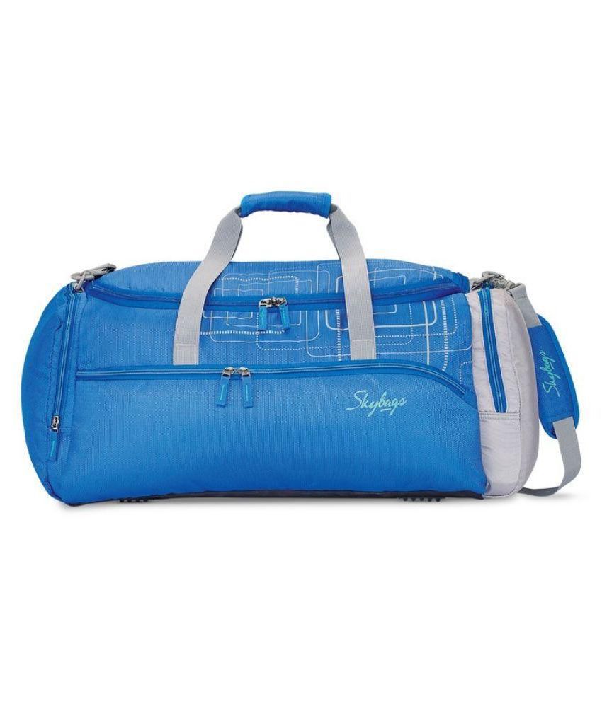 Skybags Blue Solid Duffle Bag - Buy Skybags Blue Solid Duffle Bag ...
