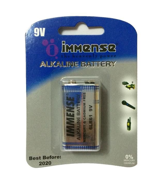 6LR61 9v Alkaline Battery (12 Blister Packs with 1 Cell each)- Total ...