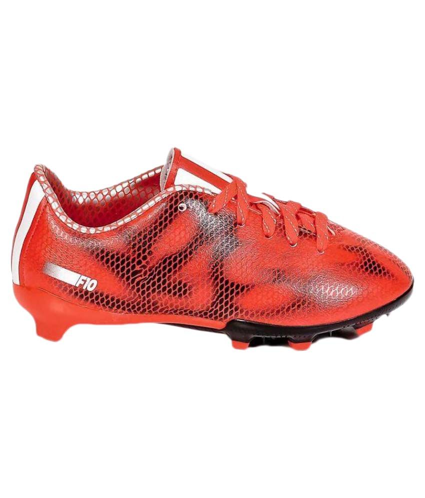 adidas red football shoes
