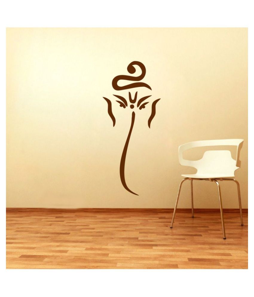     			Decor Villa Ganesh Ji PVC Wall Stickers