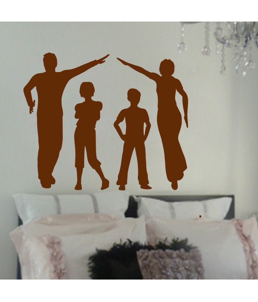     			Decor Villa With Family PVC Wall Stickers