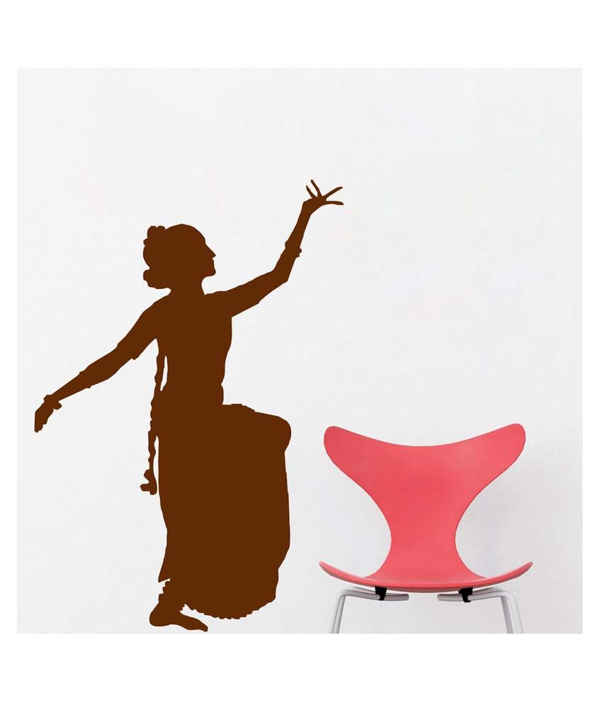     			Decor Villa Indian Dance PVC Wall Stickers