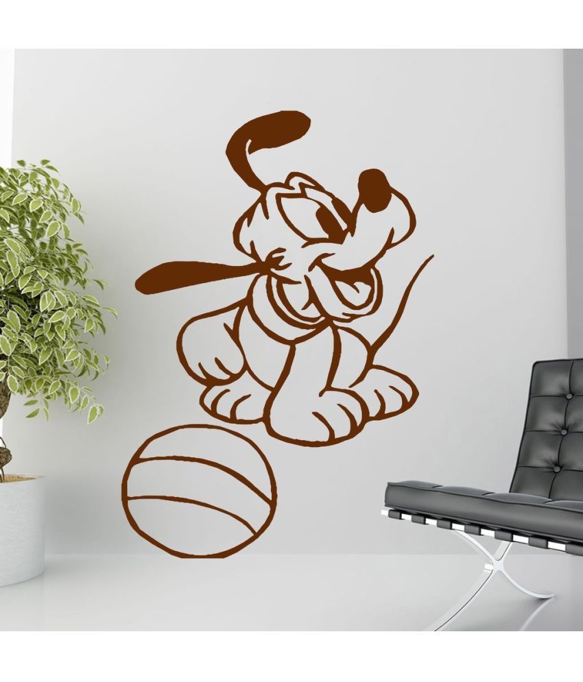     			Decor Villa Pluto Play PVC Wall Stickers