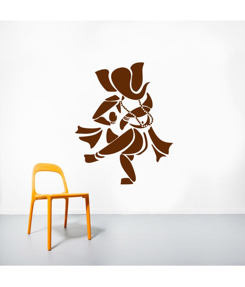     			Decor Villa Ganesha dance Wall PVC Wall Stickers