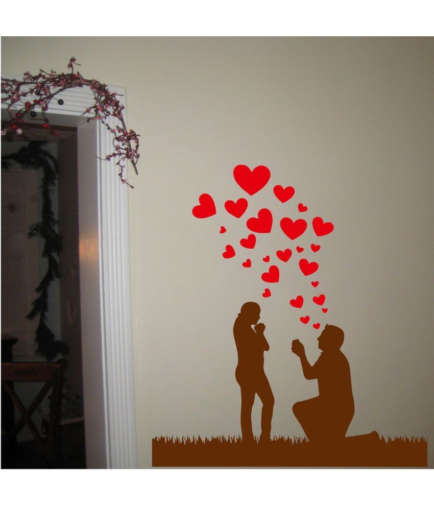     			Decor Villa Will U Marry Me Wall PVC Wall Stickers