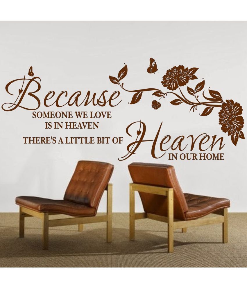     			Decor Villa Beasuse someone we PVC Wall Stickers