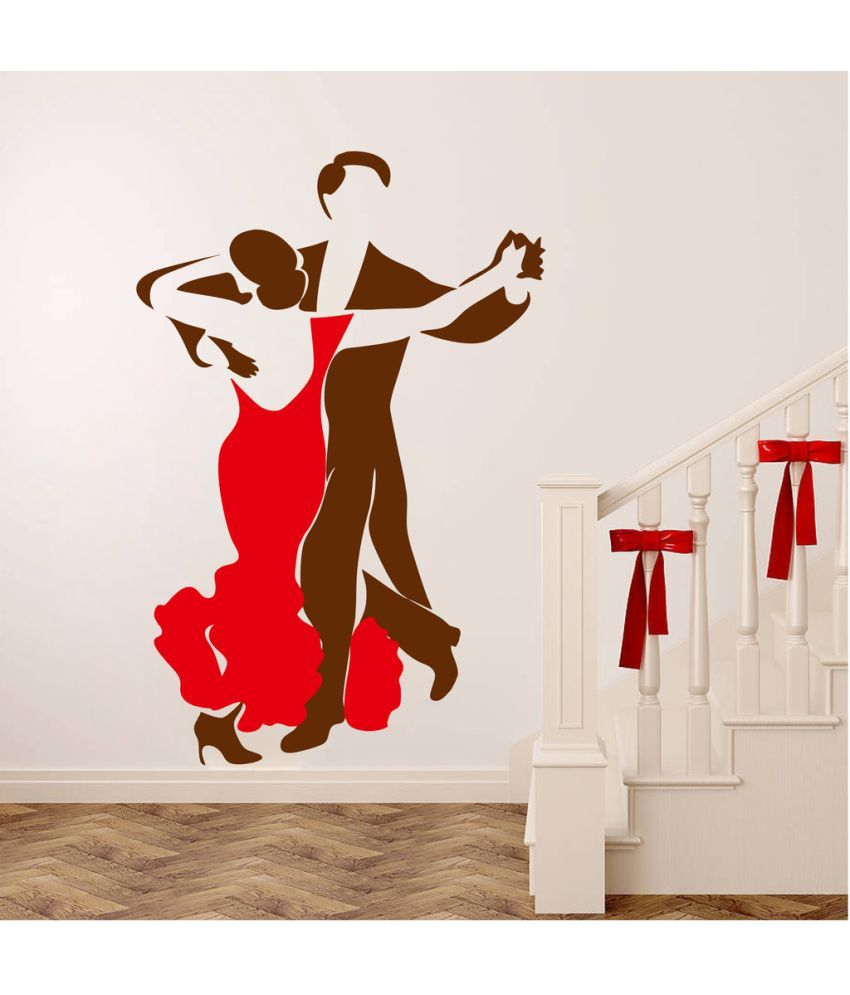     			Decor Villa Let's Dance PVC Wall Stickers