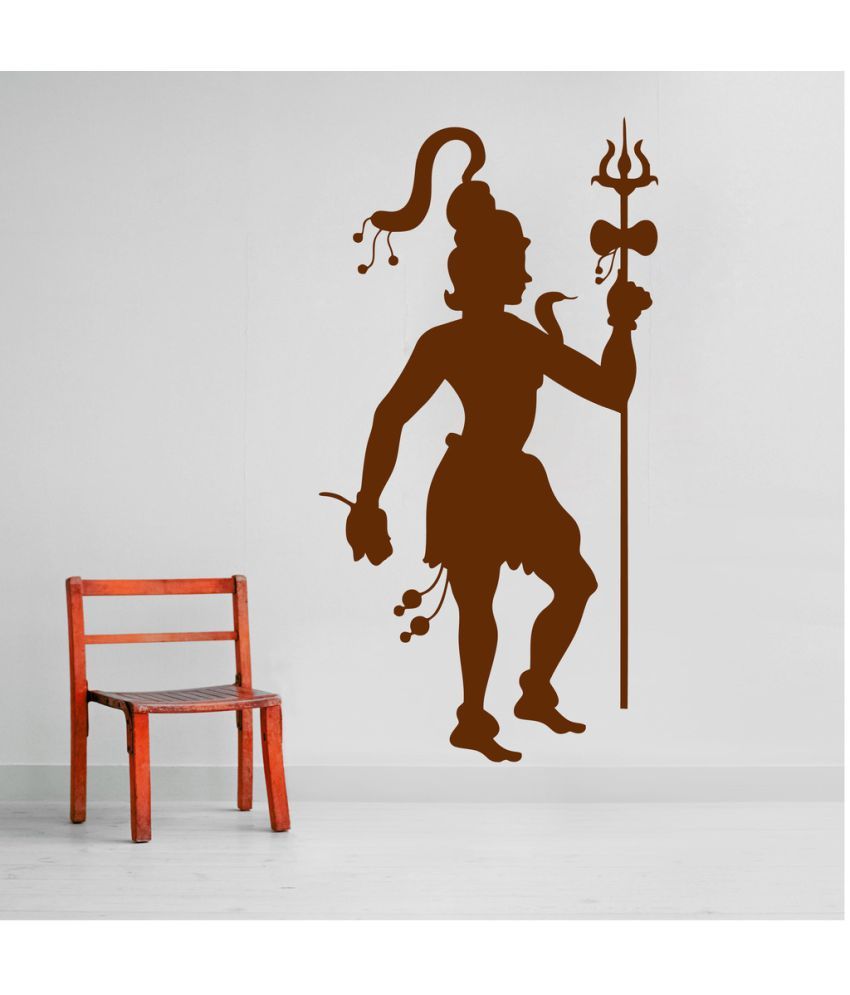     			Decor Villa Shiv Ji PVC Wall Stickers