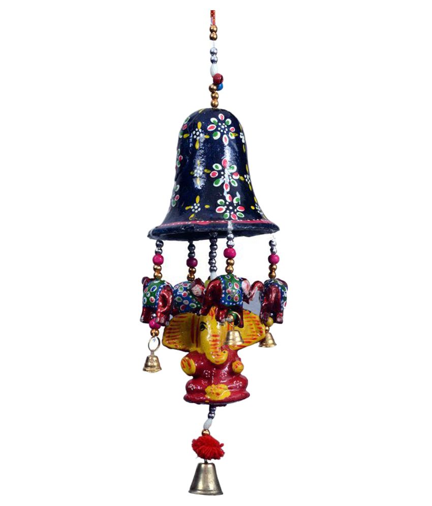 Craft Trade Craft Trade Yellow Ganesh Wall Hanging Door Hanging Multi