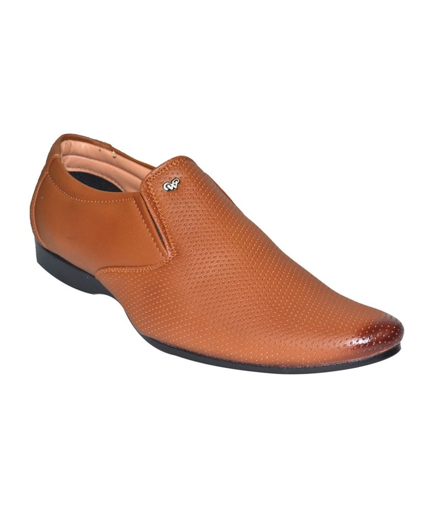 Human Steps Tan Leather Formal Shoes Price In India Buy Human Steps Tan Leather Formal Shoes 0201