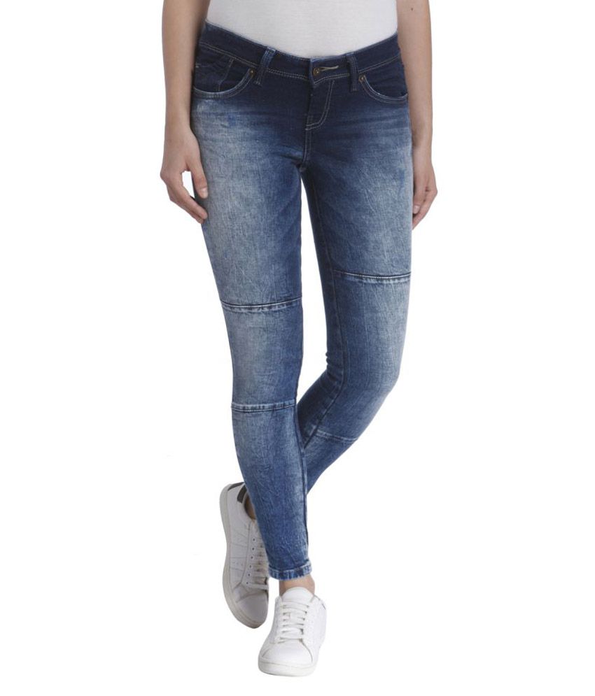 Antagonisme Synes Anden klasse Buy Vero Moda Blue Cotton Jeans Online at Best Prices in India - Snapdeal