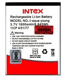 Intex 1850mAh Battery (For Intex Aqua Young)