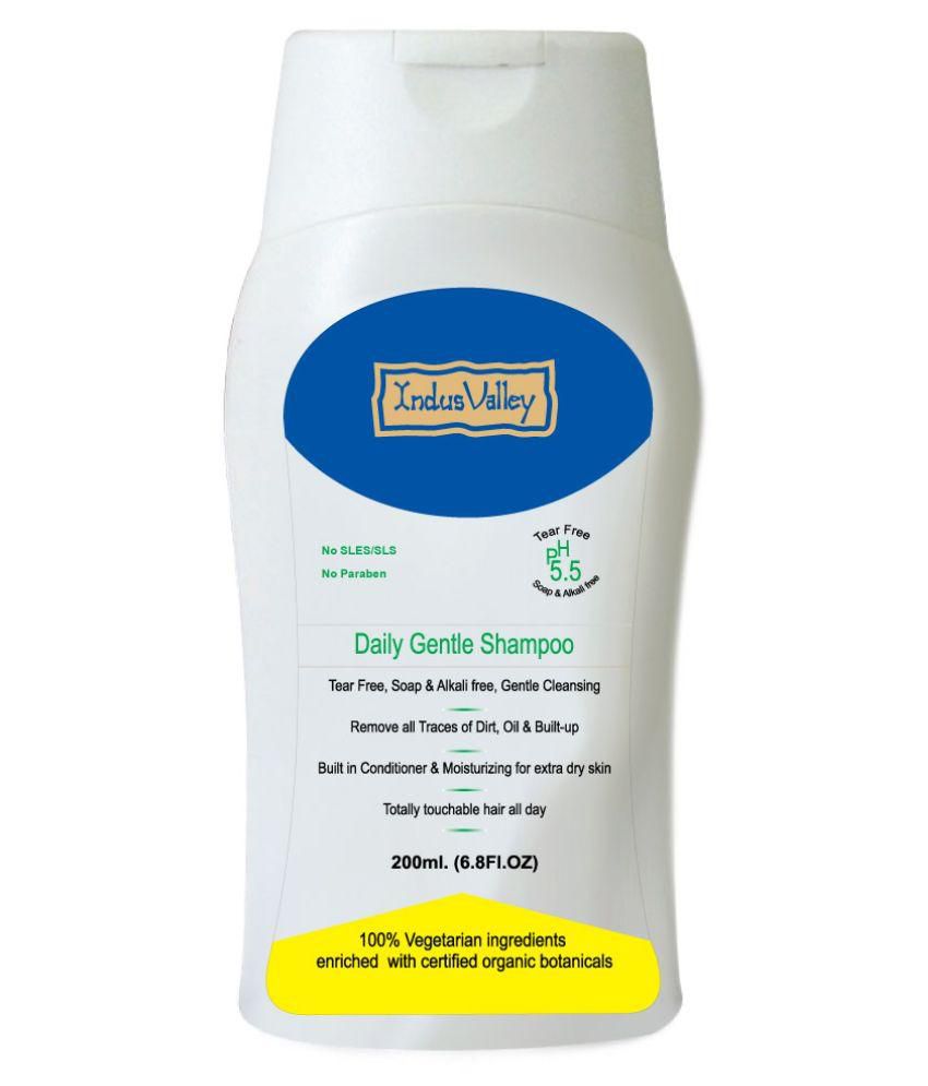Indus Valley Daily Care Shampoo For Dry & Damaged Frizzy Hair, Conditioning & Helps To Control Hair Fall  200ml