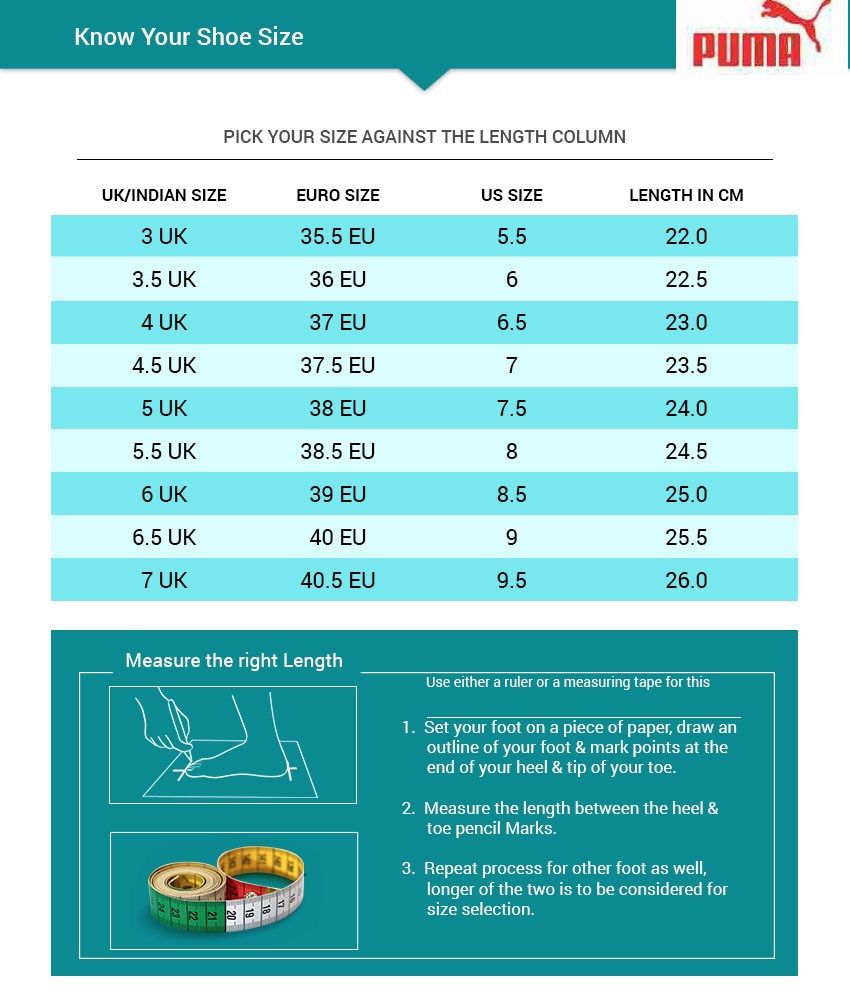 puma shoes price list