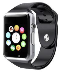 black bluetooth smart watch