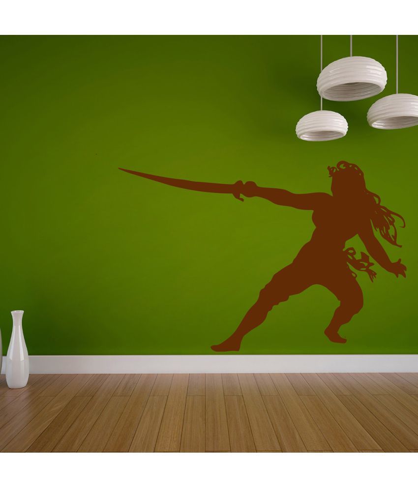     			Decor Villa The Great Warrior PVC Wall Stickers