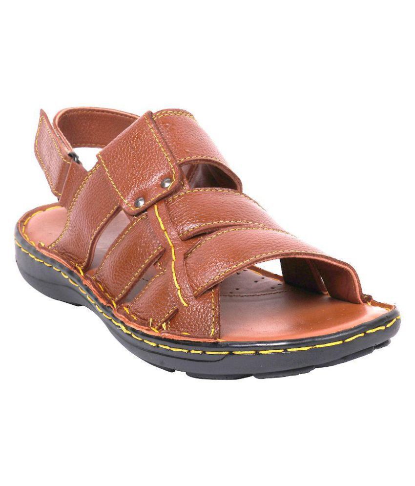 Right Lifestyle RL-105-19 Tan Sandals - Buy Right Lifestyle RL-105-19 ...