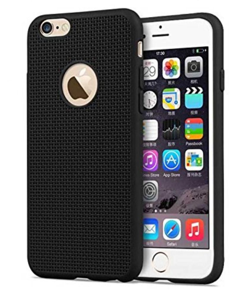 Apple iPhone 6 Cover by CoverME Black Plain Back Covers Online at