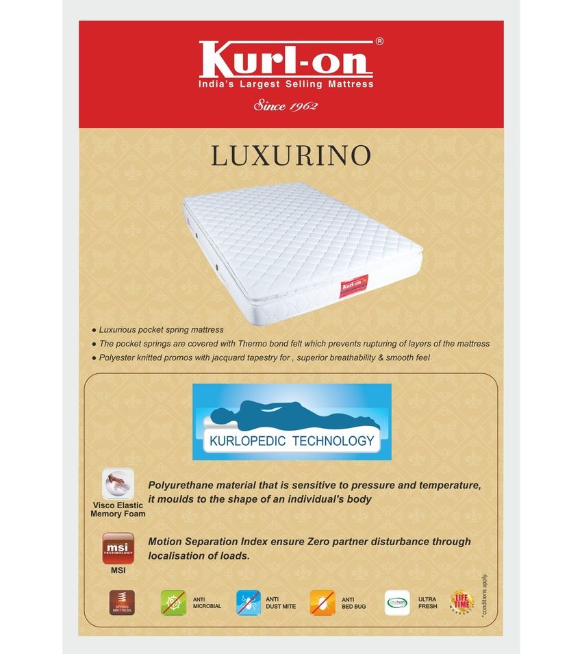 kurlon luxurino mattress 6 inch