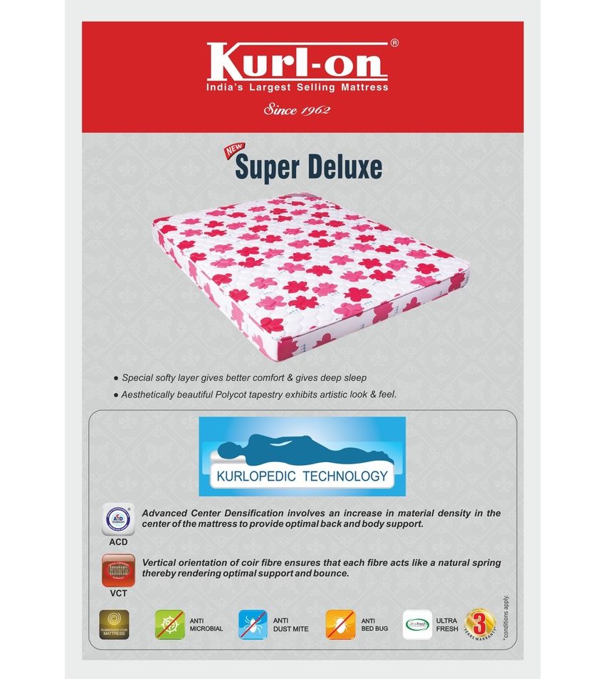 Kurlon New Super Delux Coir 5 Inches Mattress Single Buy Kurlon New Super Delux Coir 5