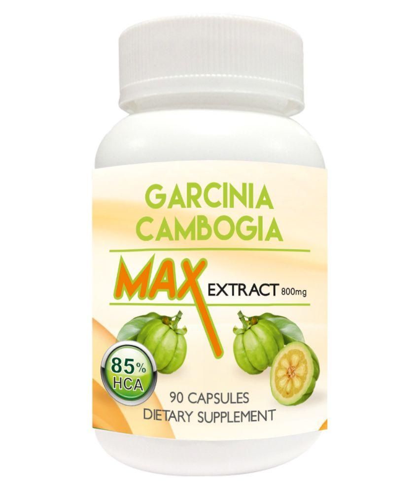 Garcinia Cambogia Max 85 Hca Extract 800mg Veggie 90 Capsules Slim 100 Natural Buy Garcinia 7009