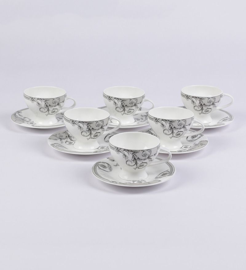 Clay Craft Bone China Tea Set 12 Pcs: Buy Online at Best Price in India ...