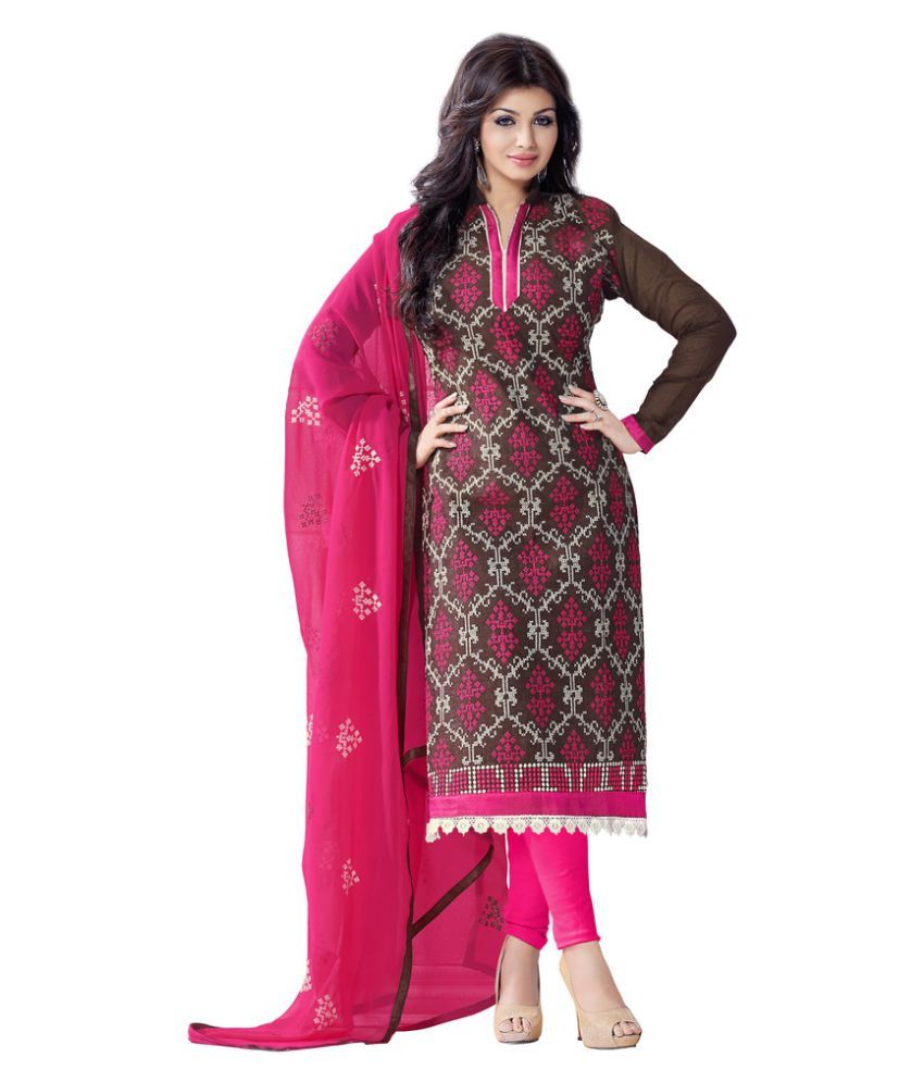 chanderi gown