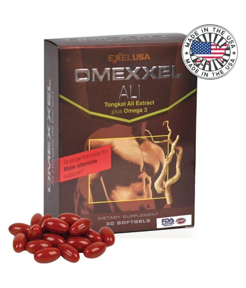 Softgel Capsules ExxelUSA Omexxel Ali Omega 3 DHA EPA 30 Softgel capsules bodybuilding