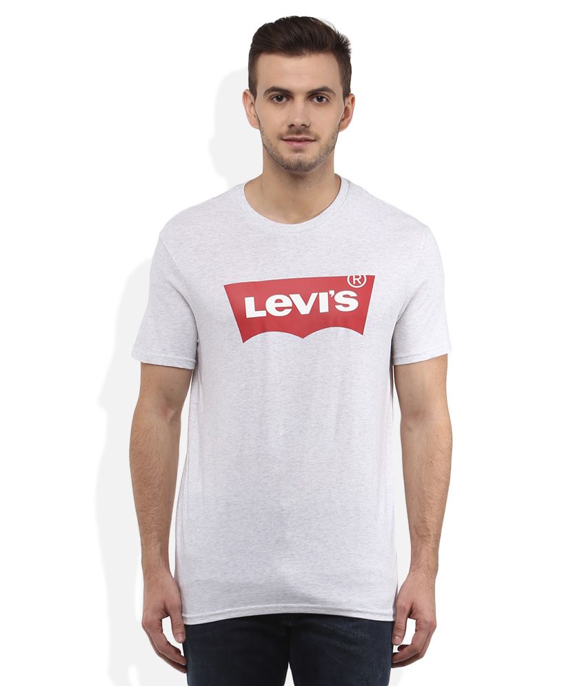 levi's white tee shirt