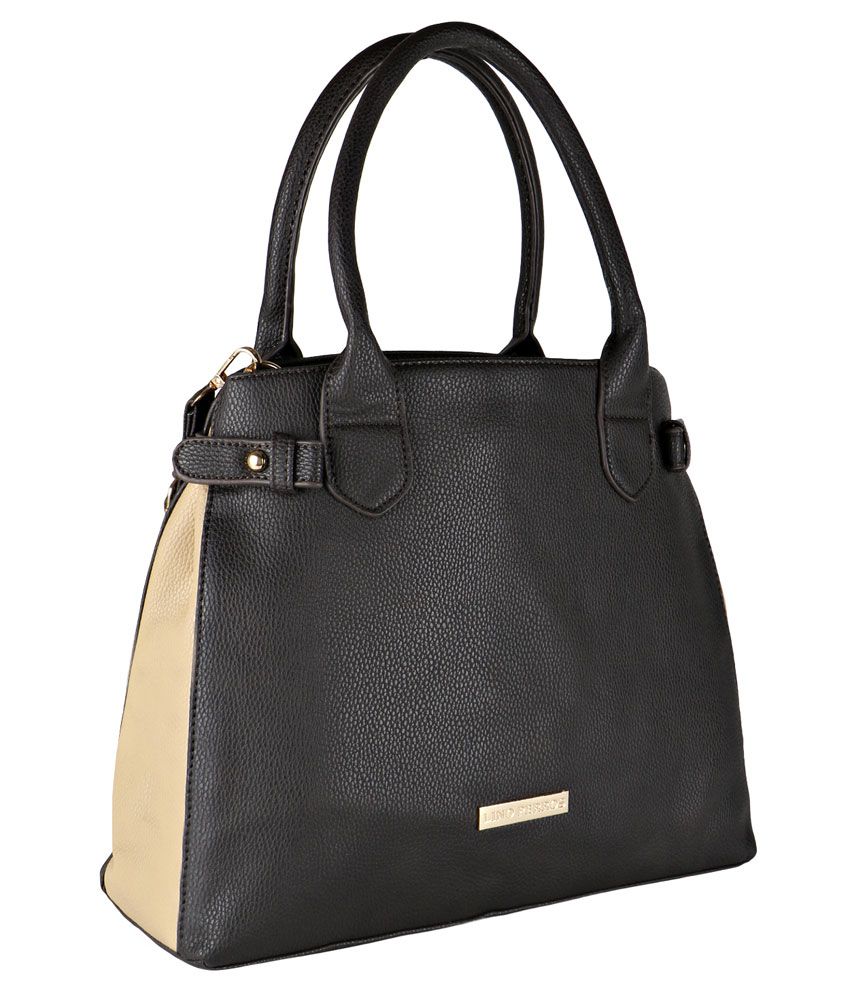 Lino Perros Black Faux Leather Handbag - Buy Lino Perros Black Faux ...