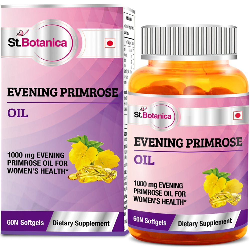St.Botanica Evening Primrose Oil 1000 mg 60 Softgels Buy St.Botanica
