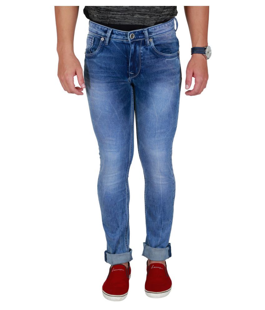 Killer Blue Slim Faded Jeans - Buy Killer Blue Slim Faded Jeans Online ...
