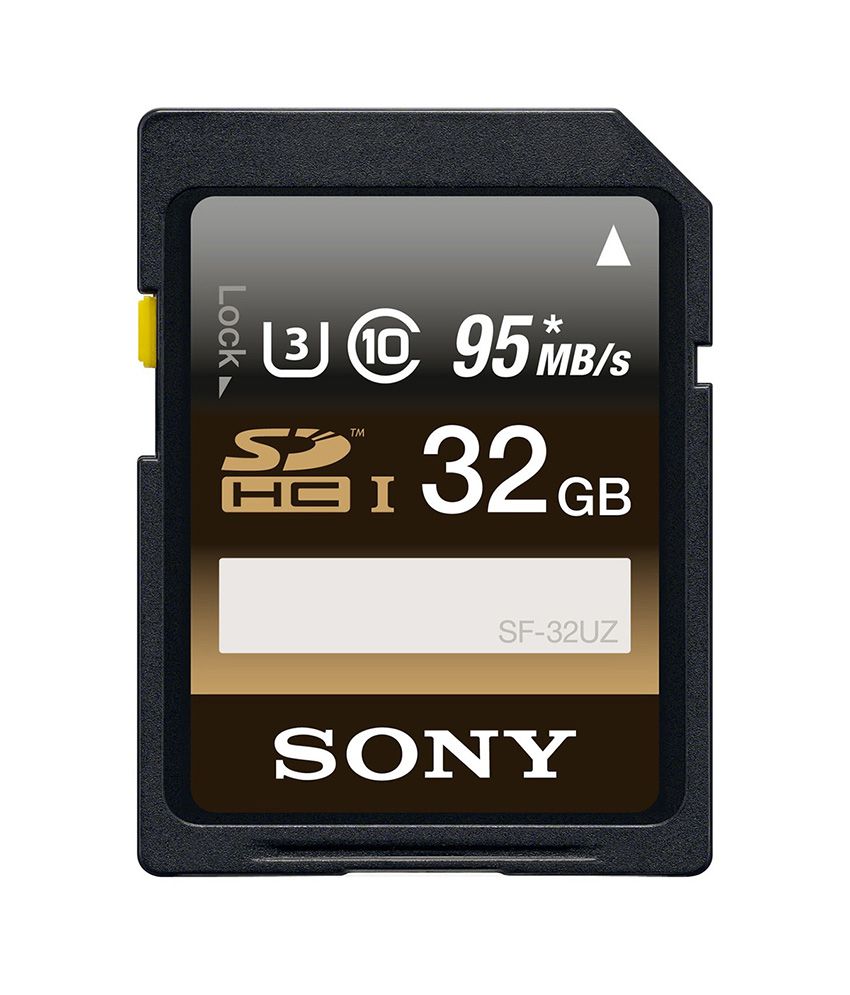     			Sony 32GB SD Class 10 95 MB/s UHS-1 Blazing Fast  Speed Memory Card (SF-32UZ)