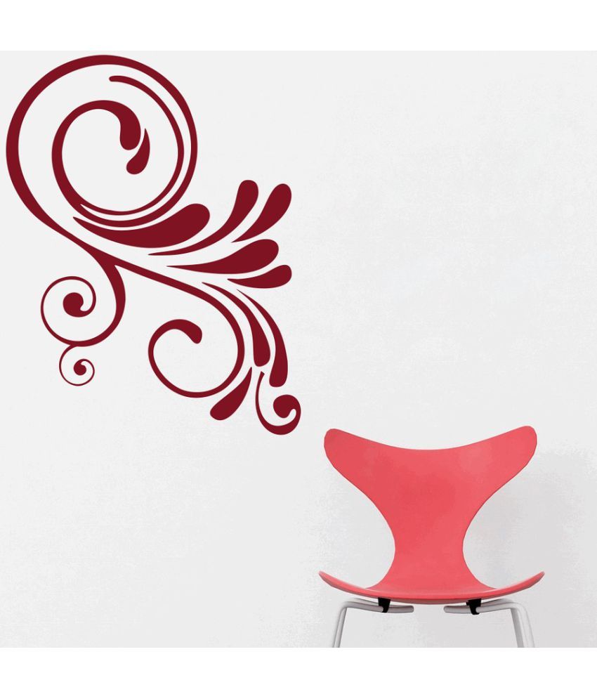 Creatick Studio Swirl Floral Vinyl Wall Stickers Buy Creatick Studio