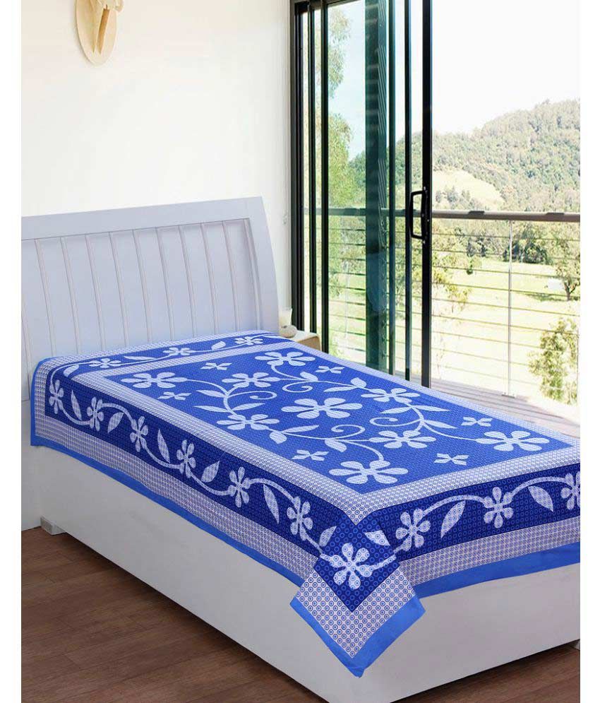 Elegance Single Cotton Floral Bed Sheet Buy Elegance Single Cotton