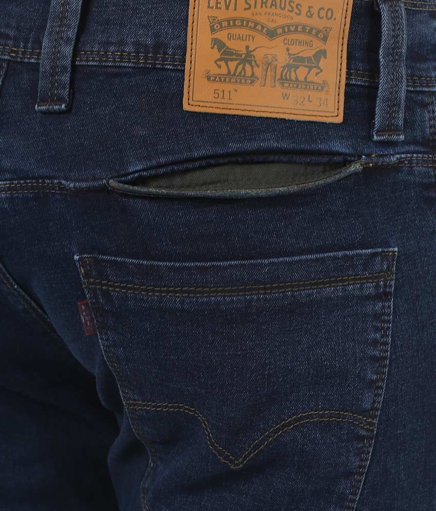 levis 511 navy blue