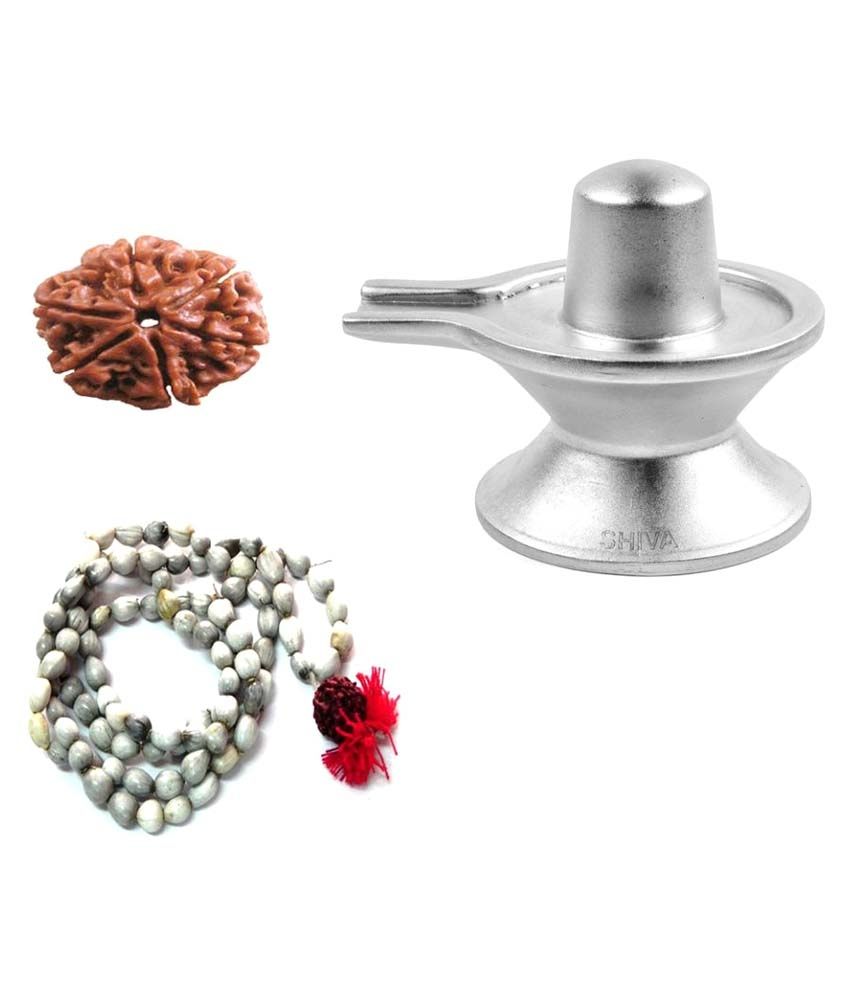     			Sanskritii Rudraksha with Parad Shivling and Sphatik Mala