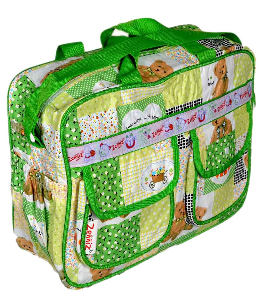 Zenniz Green Diaper Bag: Buy Zenniz Green Diaper Bag at Best Prices in India - Snapdeal