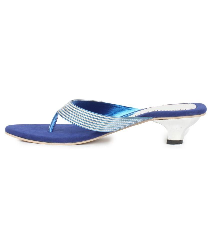 silver block small heels